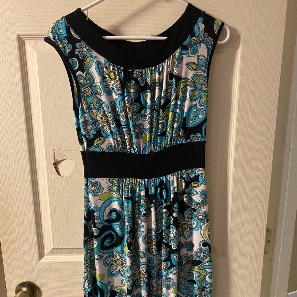 B. Moss Paisley Dress